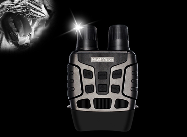 昆光雙筒數碼夜視儀NV430大屏紅外數碼夜視儀可拍照錄像多功能晝夜兩用夜視儀